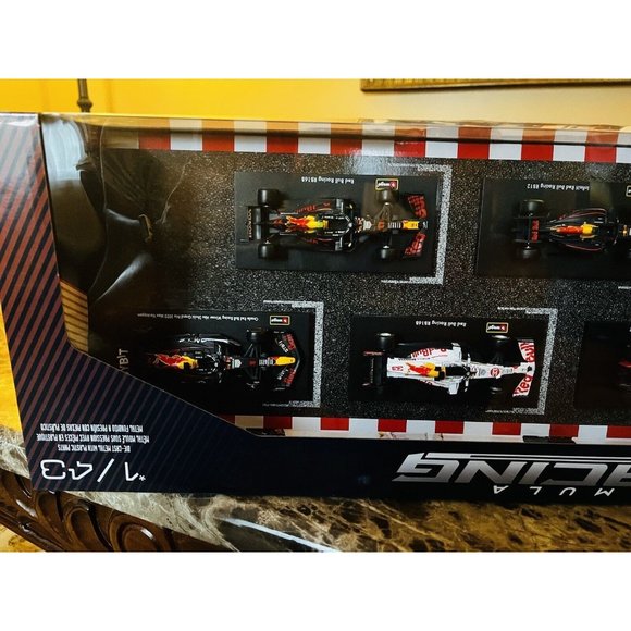 RARE Oracle Red Bull Racing Formula 1 F1 1:43 Scale Die Cast Metal 6 PACK - Picture 3 of 16